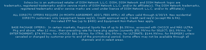 Dish Network Programming Comparison Chart